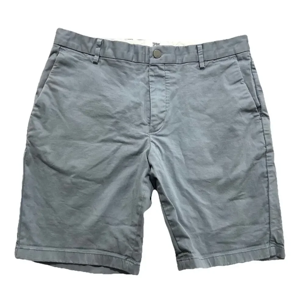 Spoke Men’s 33 BUILD B Casual Regular‎ Fit Shorts Gray￼